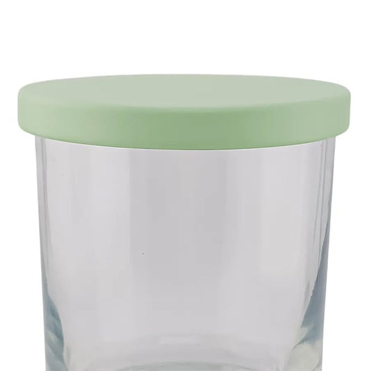 Tapa de Aluminio XL para vasos de velas - Tapa para Vela Color Verde Pastel Mate - Candle Craft