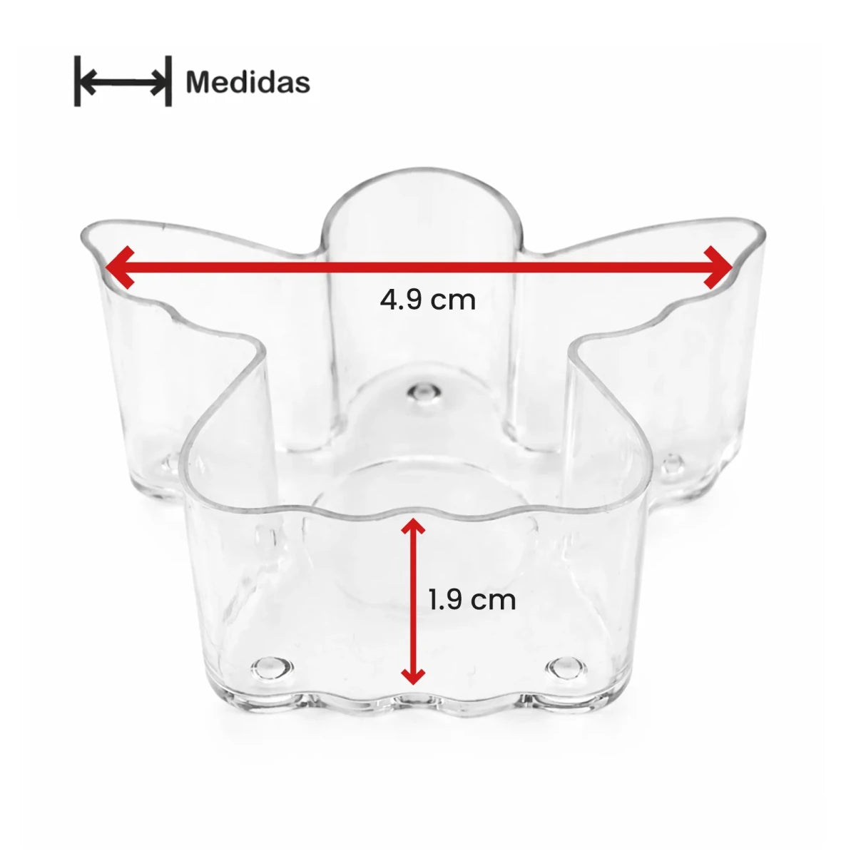 Vaso de Plástico para Velas de Té – Vasos para Velas Artesanales Forma Ángel - Candle Craft