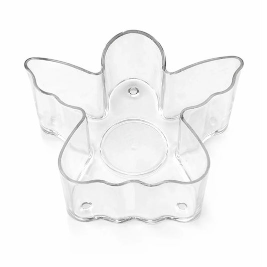 Vaso de Plástico para Velas de Té – Vasos para Velas Artesanales Forma Ángel - Candle Craft