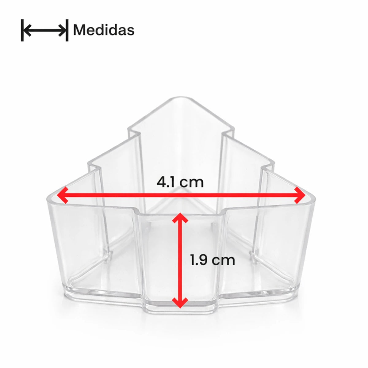 Vaso de Plástico para Velas de Té – Vasos para Velas Artesanales Forma Pino Navideño - Candle Craft