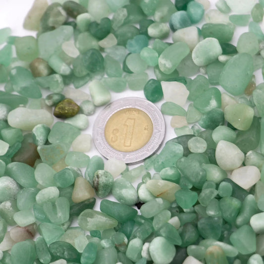 Venturina Verde Confeti – Piedra Preciosa de Abundancia y Armonía para Velas y Decoración - Candle Craft