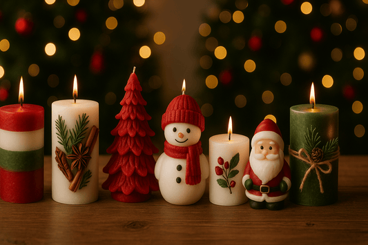 5 regalos navideños fáciles hechos a mano con velas 🎄 - Candle Craft