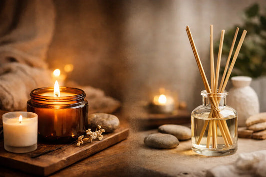 🌿 ¿Velas aromáticas o difusores? Descubre cuál elegir según el ambiente