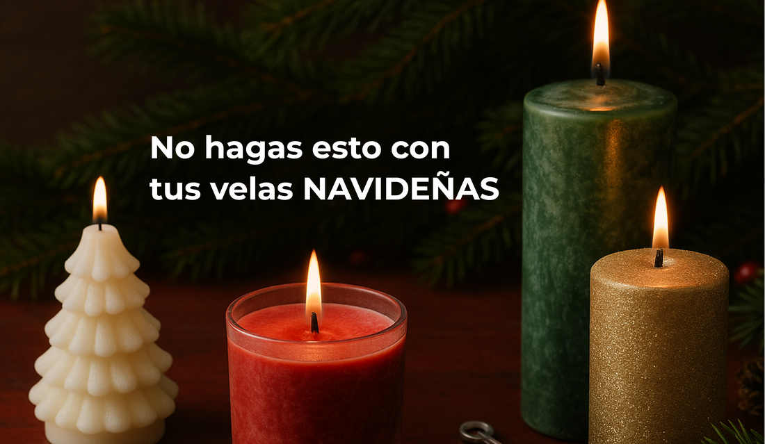🕯️ Errores comunes al hacer velas navideñas y cómo evitarlos