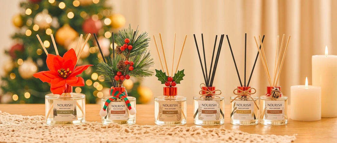 Difusores aromáticos como regalos de Navidad: ideas para crear sets que se vendan