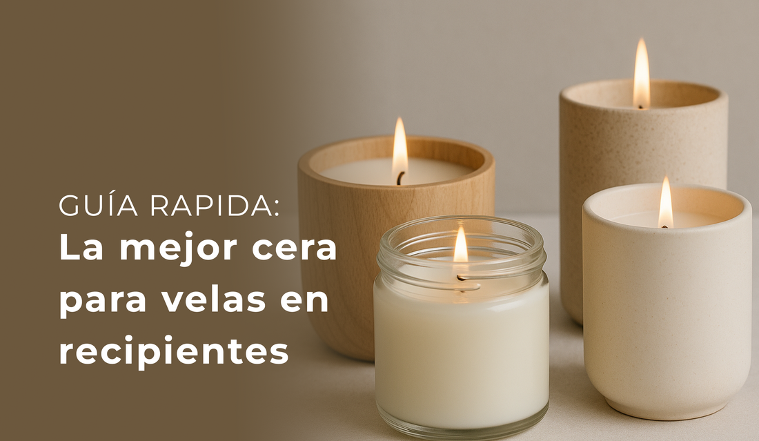 Guía rápida: la mejor cera para velas en recipiente
