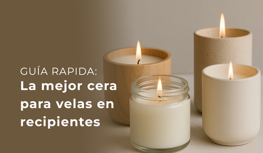 Guía rápida: la mejor cera para velas en recipiente