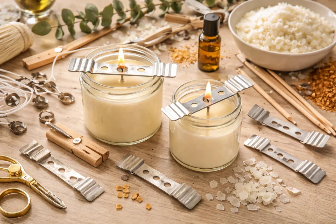 🎯 Centradores para pabilos: para qué sirven y cómo elegir el ideal para tus velas - Candle Craft