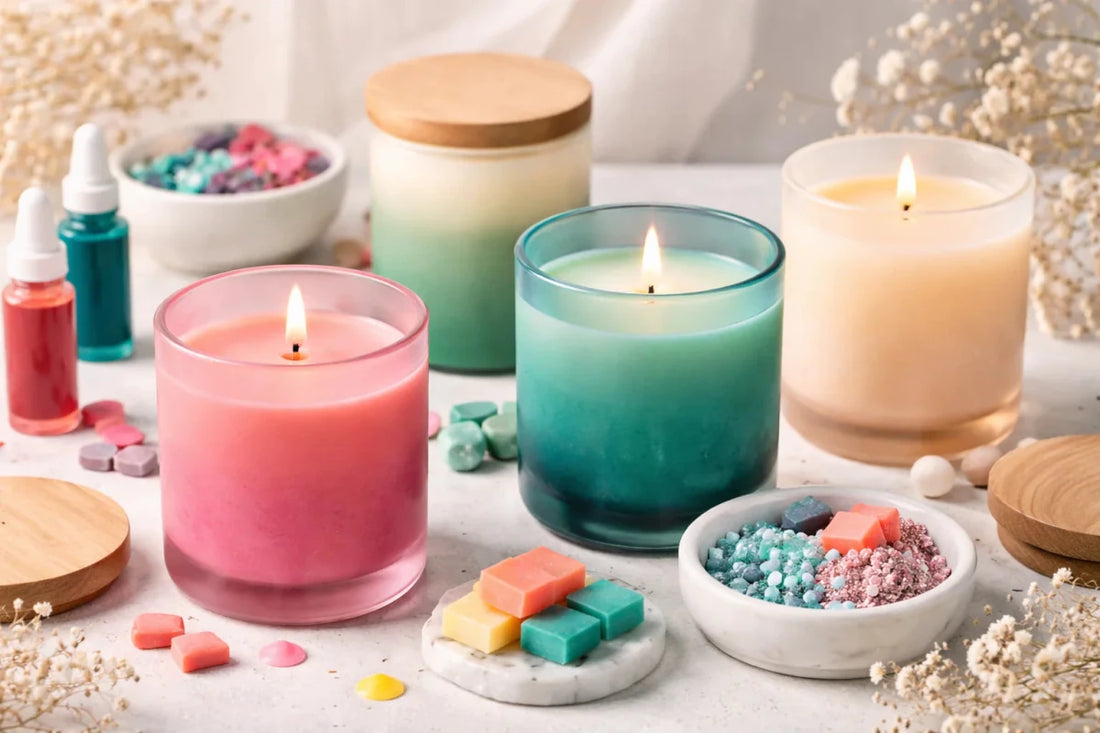 🎨 Colorantes para velas: tipos, diferencias y ventajas de cada presentación - Candle Craft