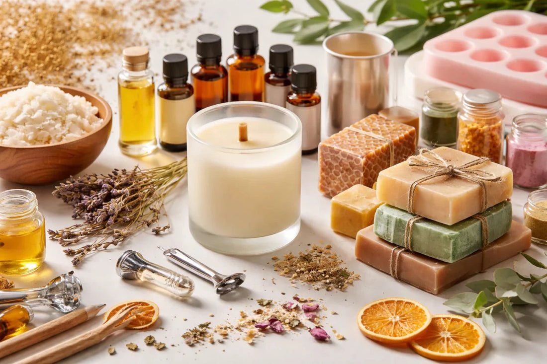 💰 Cómo elegir los mejores insumos para velas y jabones: guía para marcas artesanales - Candle Craft
