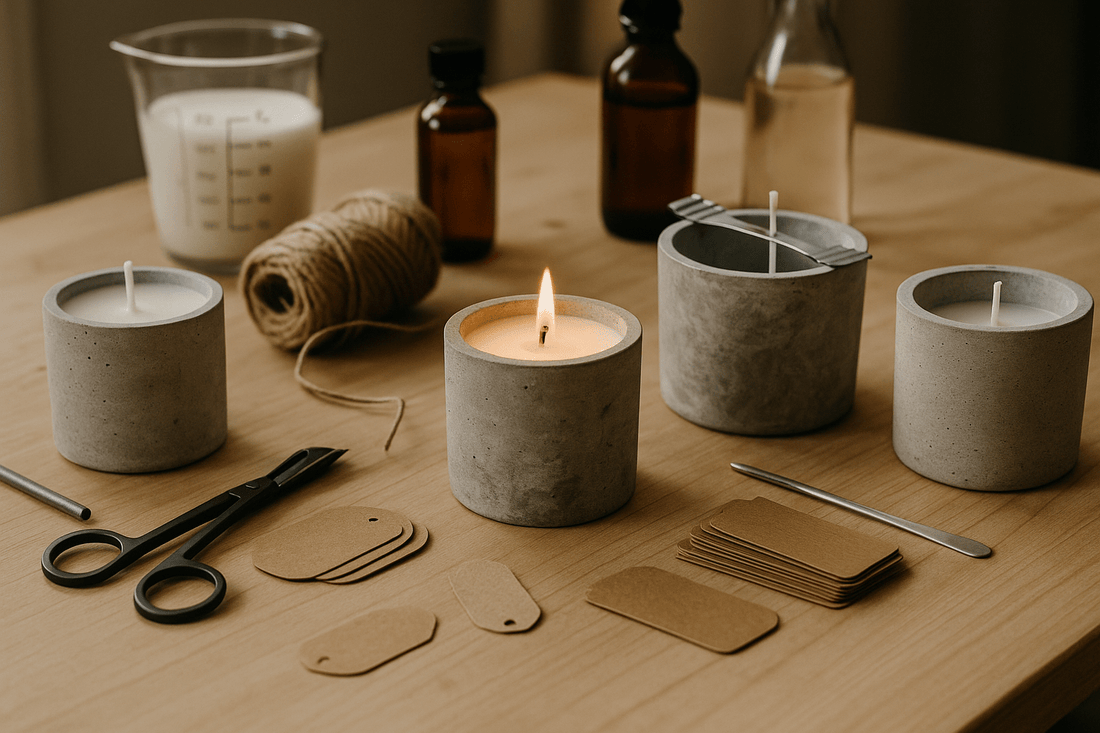 Cómo Hacer que tus Velas en Vasos de Concreto Destaquen en un Mercado Competitivo - Candle Craft