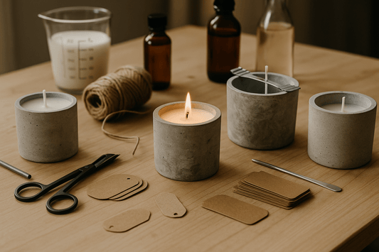 Cómo Hacer que tus Velas en Vasos de Concreto Destaquen en un Mercado Competitivo - Candle Craft