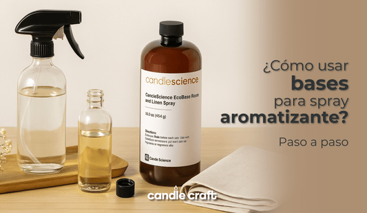 ¿Cómo usar bases para spray aromatizante? Paso a paso - Candle Craft