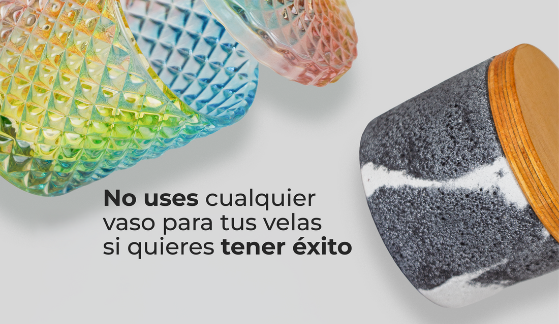 No uses cualquier vaso para tus velas si quieres tener éxito