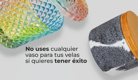 No uses cualquier vaso para tus velas si quieres tener éxito