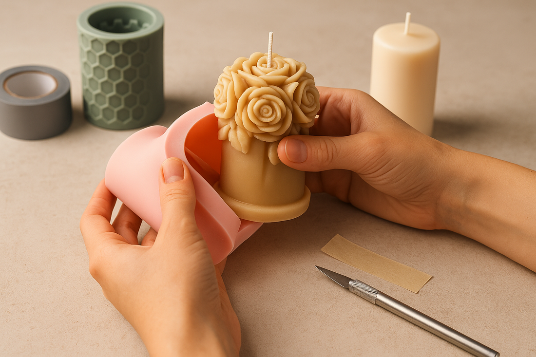 6 tips para desmoldar proyectos de cera sin romperlos 🕯️✨