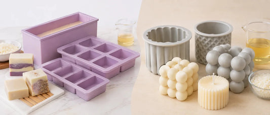 🧼 Diferencias entre moldes de jabón y moldes para velas - Candle Craft