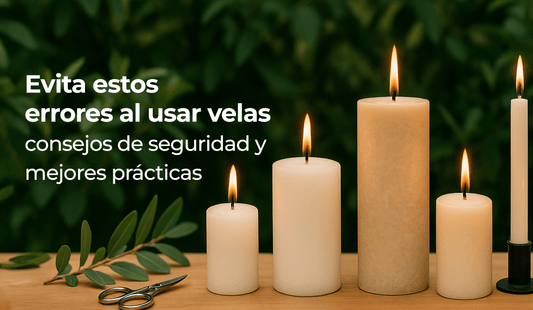 Evita estos errores al usar velas: consejos de seguridad y mejores prácticas - Candle Craft