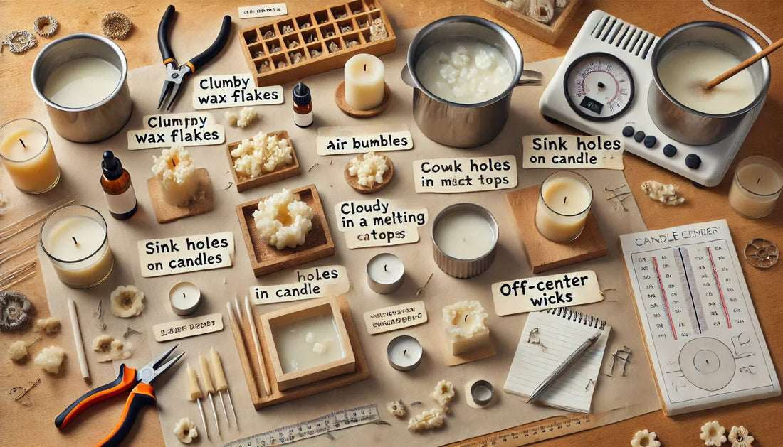 Fallas técnicas al hacer velas de soya (y cómo evitarlas) - Candle Craft