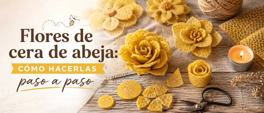 🐝 Flores de cera de abeja: cómo hacerlas paso a paso - Candle Craft
