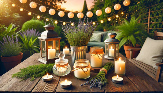 Fragancias ideales para crear velas repelentes para exteriores - Candle Craft