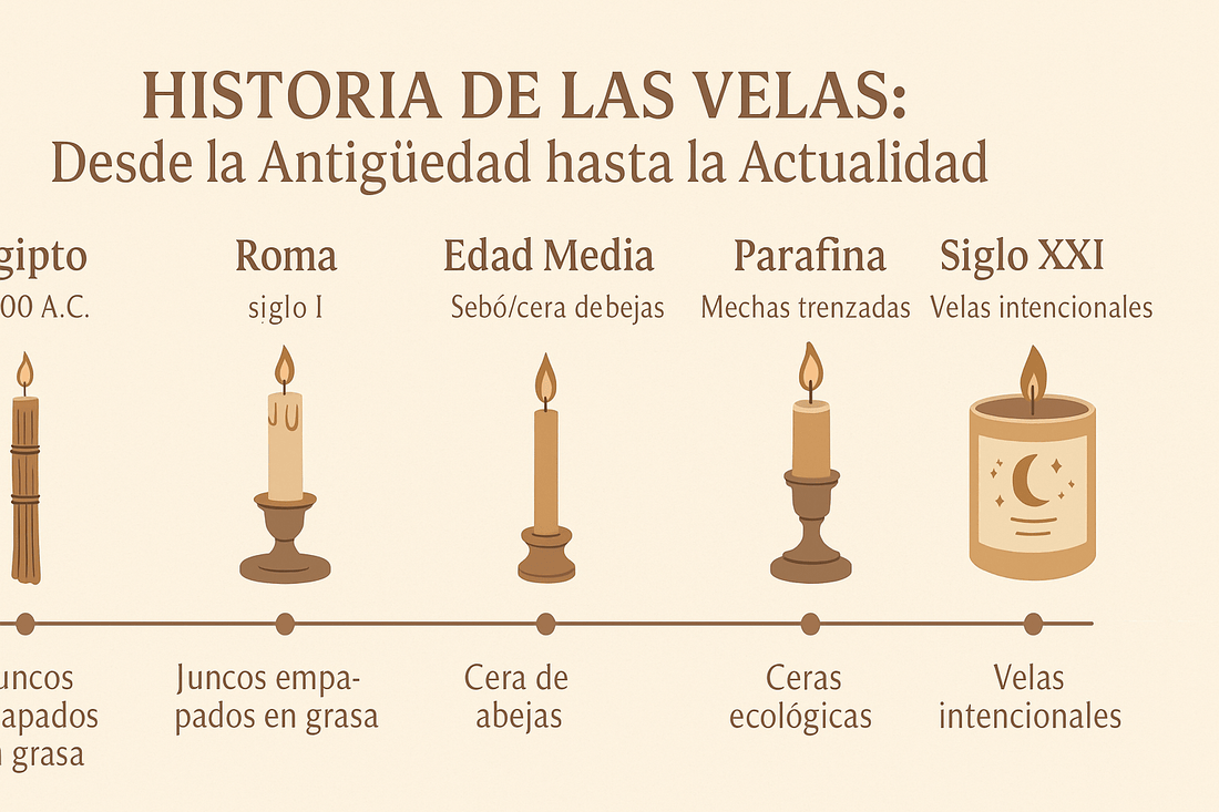 🕯 Historia de las Velas: Desde la Antigüedad hasta la Actualidad - Candle Craft