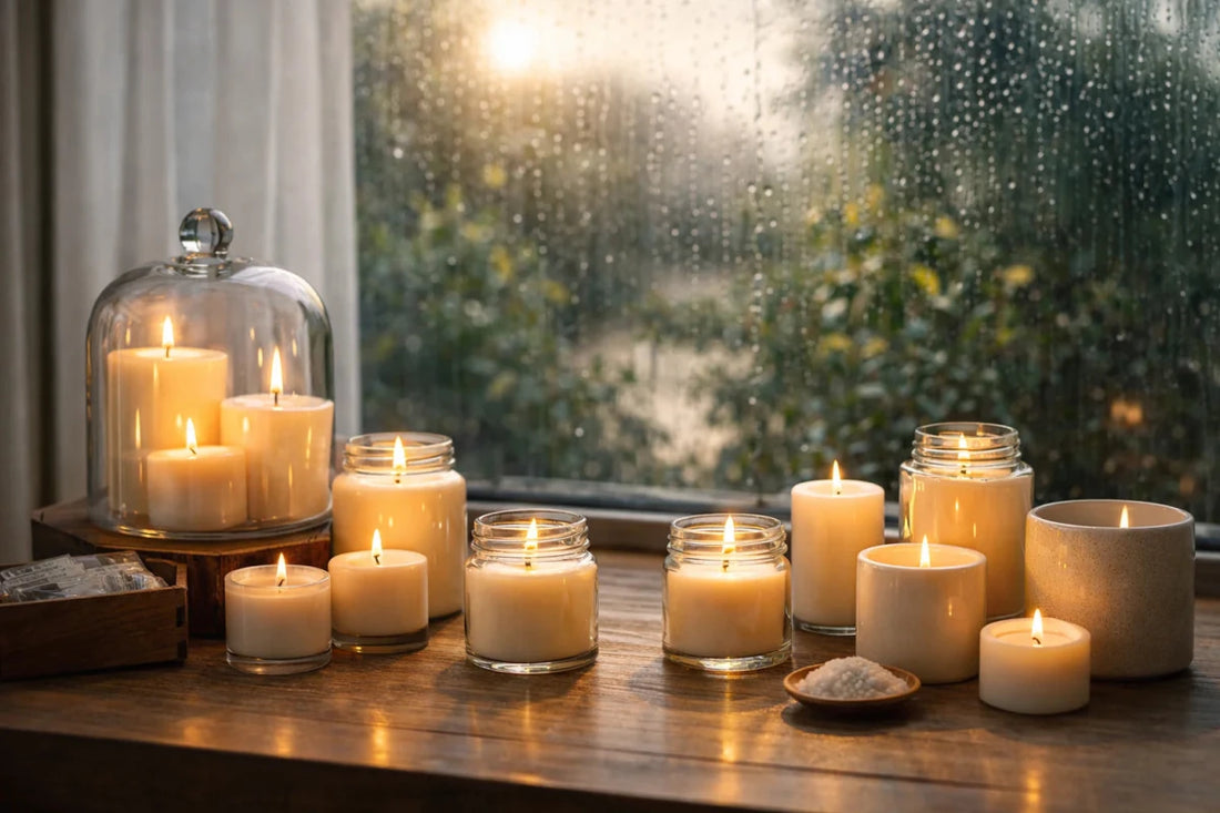 🕯️ Humedad, calor y lluvia: evita que el clima arruine tus velas esta primavera - Candle Craft