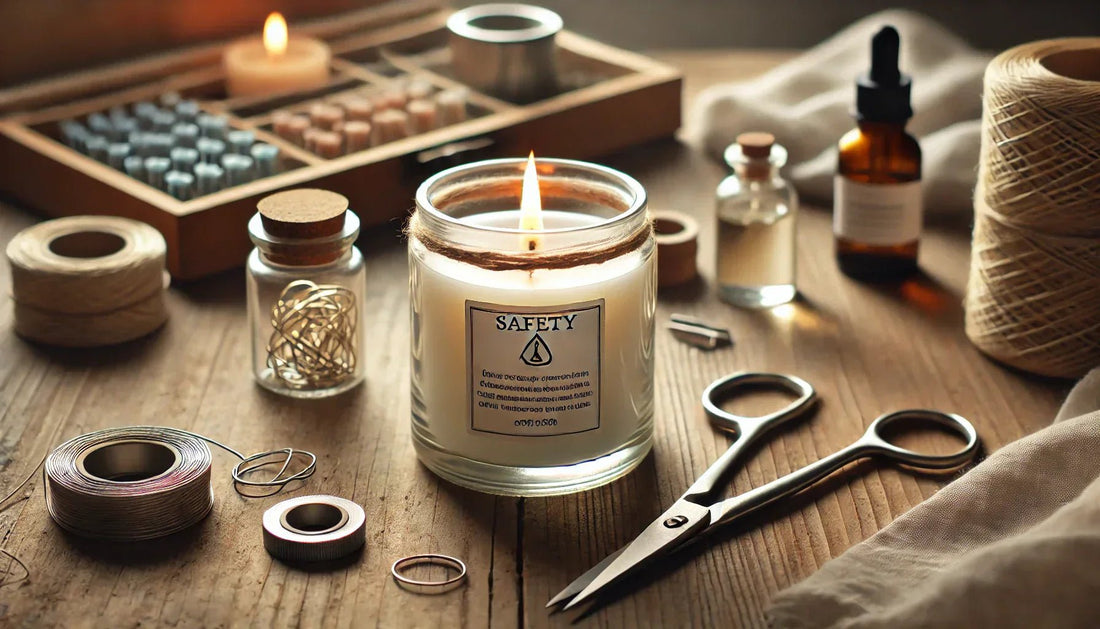 Importancia de las etiquetas de seguridad en las velas - Candle Craft
