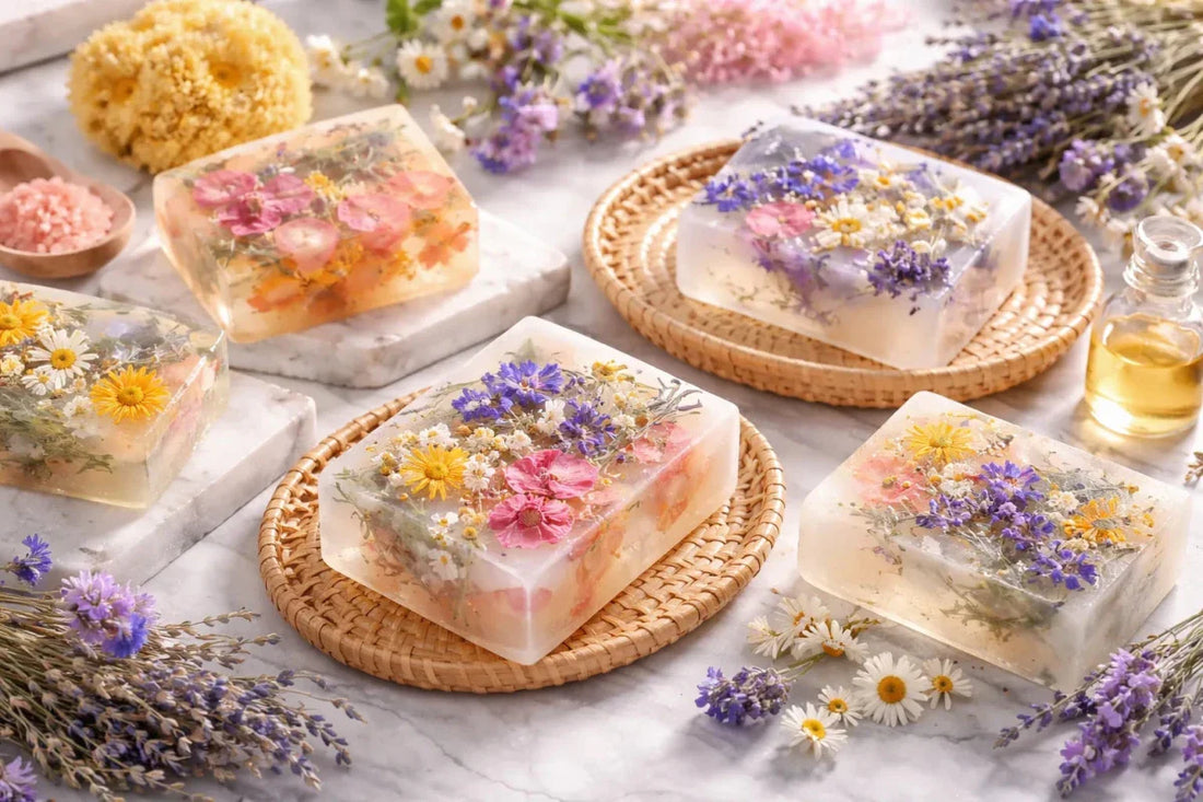 💐 Jabones con Flores Reales: Belleza Natural que Enamora - Candle Craft