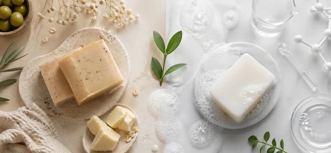 🧼 Jabones o syndets: diferencias, beneficios y cuál elegir. - Candle Craft