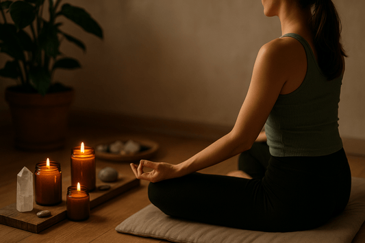 La conexión entre velas y meditación: crea momentos de calma con luz, aroma e intención - Candle Craft