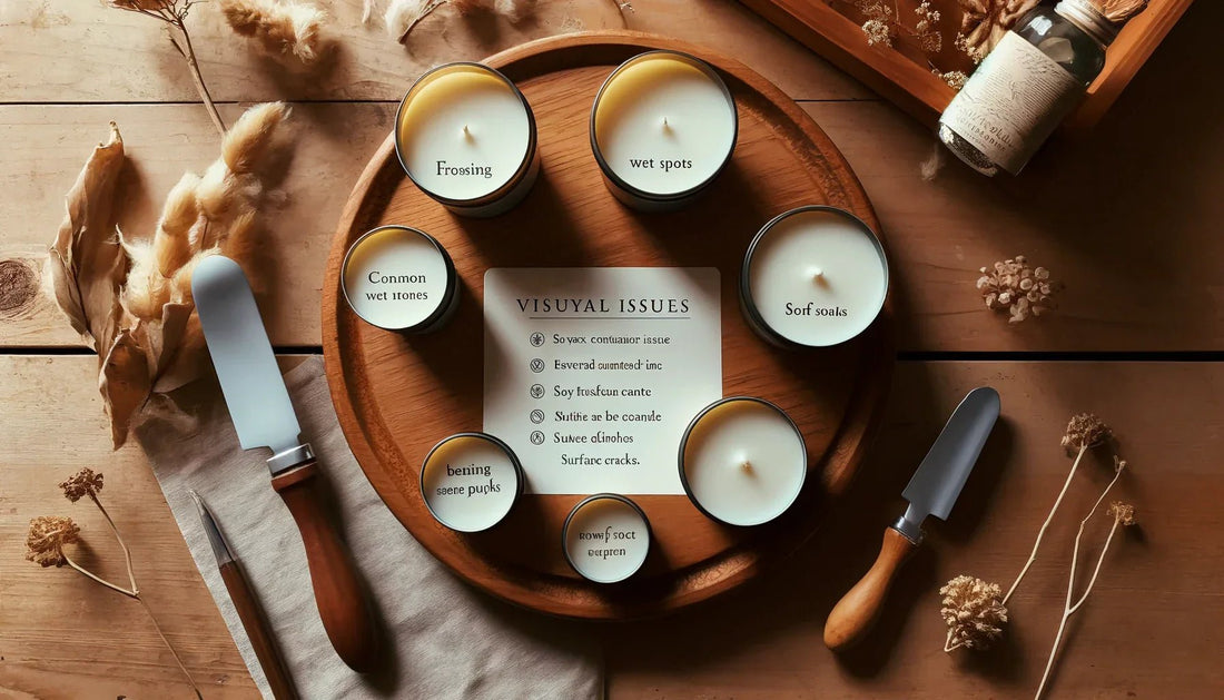Problemas comunes en la apariencia de velas de cera de soya (y cómo solucionarlos) - Candle Craft