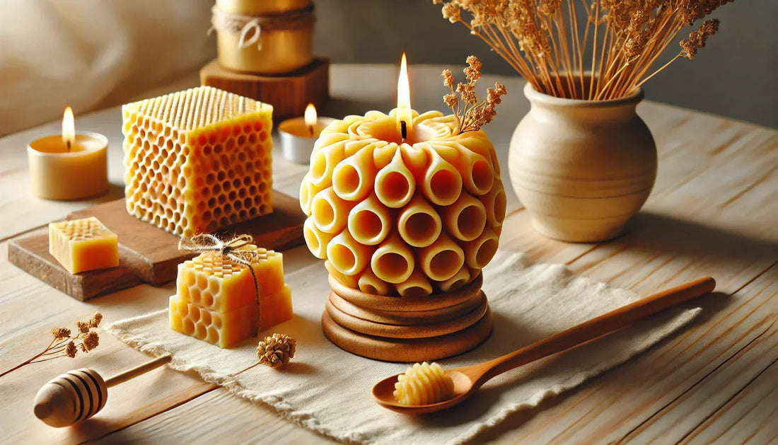 ¿Qué es la cera de abeja y cómo usarla en tus velas artesanales? - Candle Craft