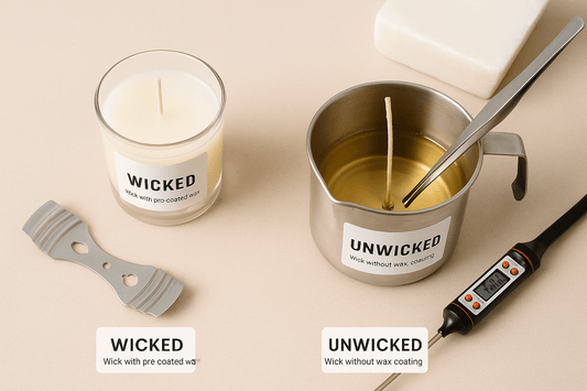 ¿Qué significa que un pabilo esté encerado y cuándo conviene usarlo? Recomendaciones para cada proyecto - Candle Craft