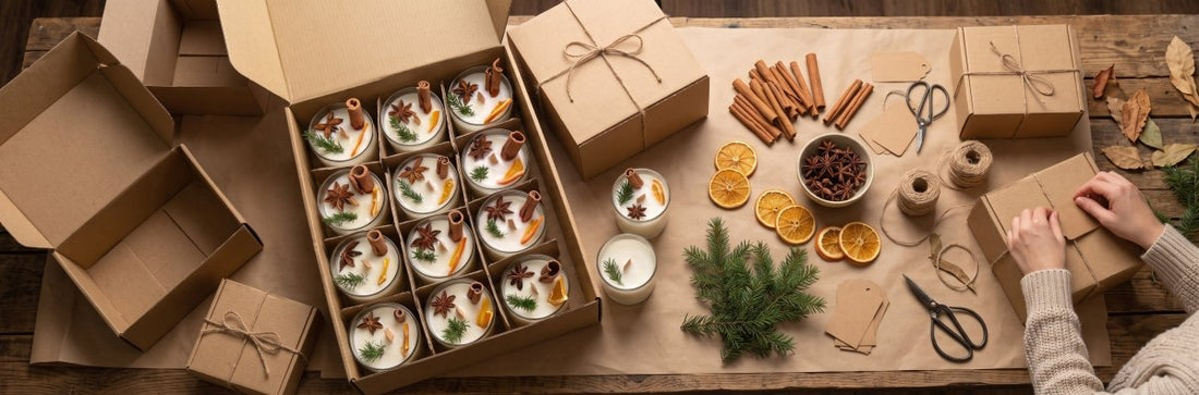 Regalos corporativos hechos por artesanos: 7 ideas de productos aromáticos para Navidad - Candle Craft