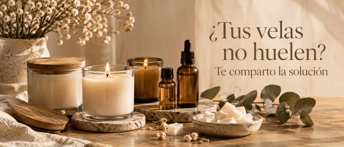 ¿Tus velas no huelen? Te comparto la solución - Candle Craft