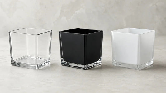 🕯️ Vaso Glasgow para velas: el modelo cuadrado, elegante y versátil para crear velas premium - Candle Craft