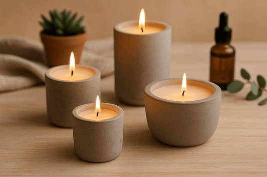 Vasos de Concreto para Velas Artesanales: La Tendencia Moderna que Encanta a Amantes del Diseño Natural - Candle Craft