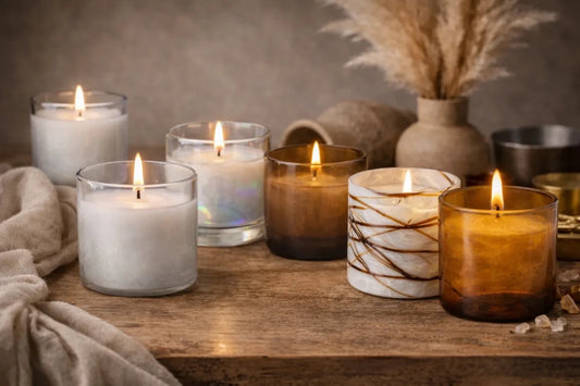 🏺 Vasos Florencia: el valor del vidrio soplado en velas artesanales premium - Candle Craft