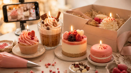 🍰 Velas de postre: qué son, por qué son tan virales y cómo usarlas para vender más - Candle Craft