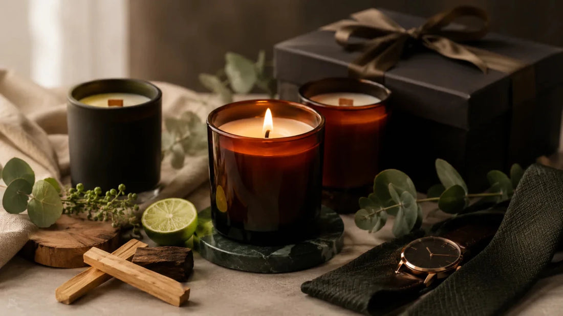 👔 Velas para Día del Padre: aromas masculinos que conectan y venden mejor - Candle Craft