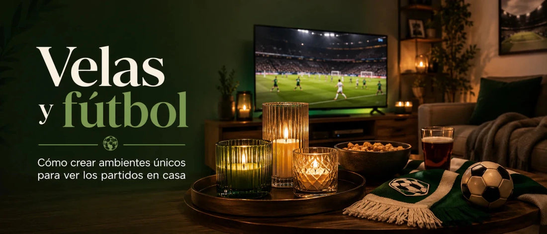 🏟️ Velas y fútbol: cómo crear ambientes únicos para ver los partidos en casa - Candle Craft