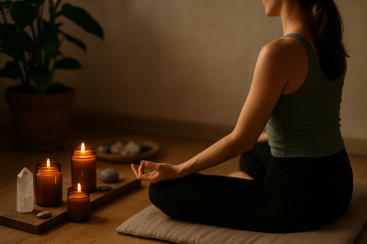 La conexión entre velas y meditación: crea momentos de calma con luz, aroma e intención