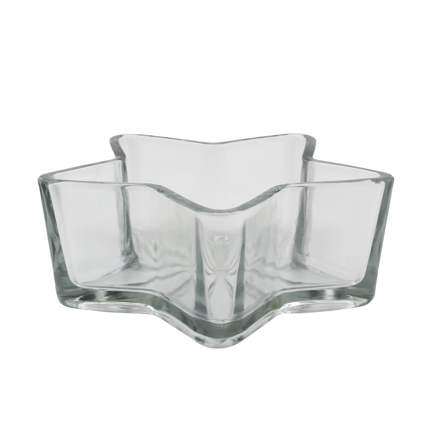 440ml - Colección Navidad -Estrella de Cristal para Velas - Transparente (Edición Especial de Navidad)