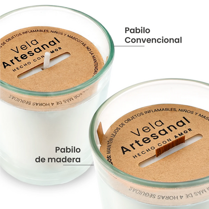 100 pzas Cubre Polvo para Velas - Dust Cover - Cartón / Tapa protectora para Velas - Talla L (80mm) - Candle Craft