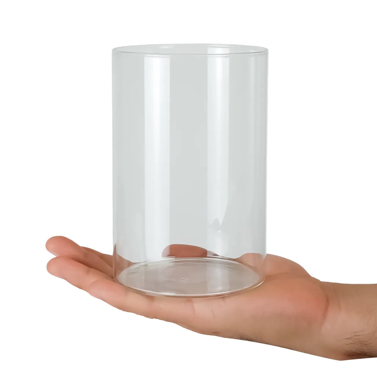 1000ml - Mónaco Vaso de Vidrio para Velas - Extra Alto - Cristal Transparente - Candle Craft