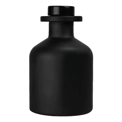 100ml Florida - Frasco para Difusor de Vidrio - Botella Difusor de Varillas Redondo - Negro Mate - Candle Craft