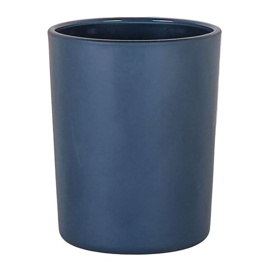 100ml - Mónaco Vaso de vidrio para velas - Gris Carbón Mate - Candle Craft