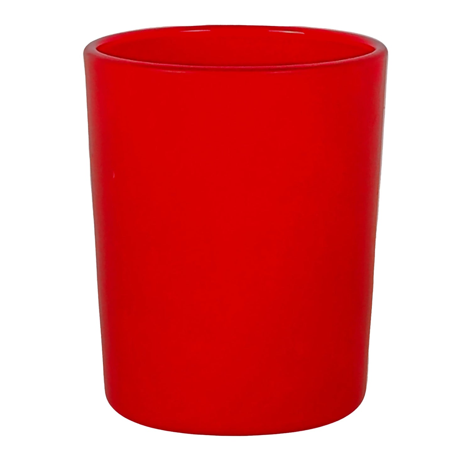 100ml - Mónaco Vaso de vidrio para velas - Rojo Tinto Mate - Candle Craft