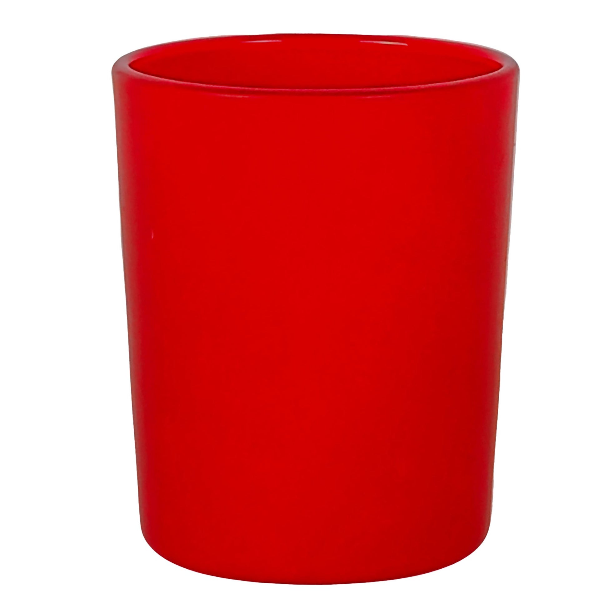 100ml - Mónaco Vaso de vidrio para velas - Rojo Tinto Mate - Candle Craft